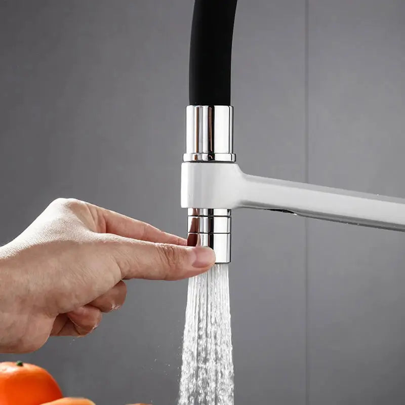 robinet-cuisine-laiton-blanc-chrome