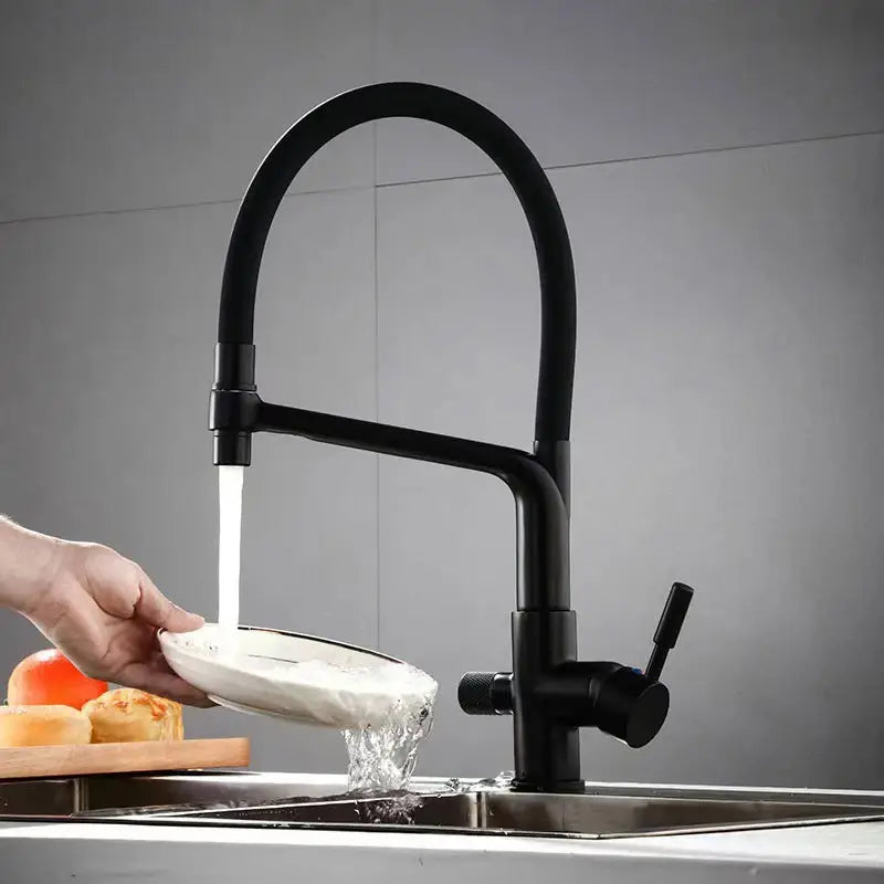 robinet-cuisine-laiton-noir