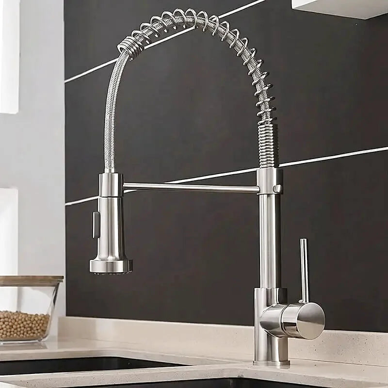 robinet-cuisine-avec-douchette-nickel-brosse