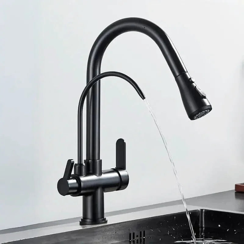 robinet-cuisine-mitigeur-avec-douchette-chrome