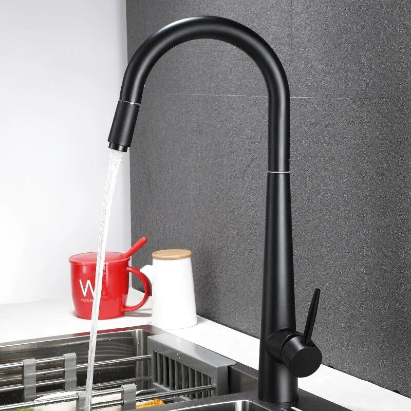 robinet-cuisine-noir-douchette-noir