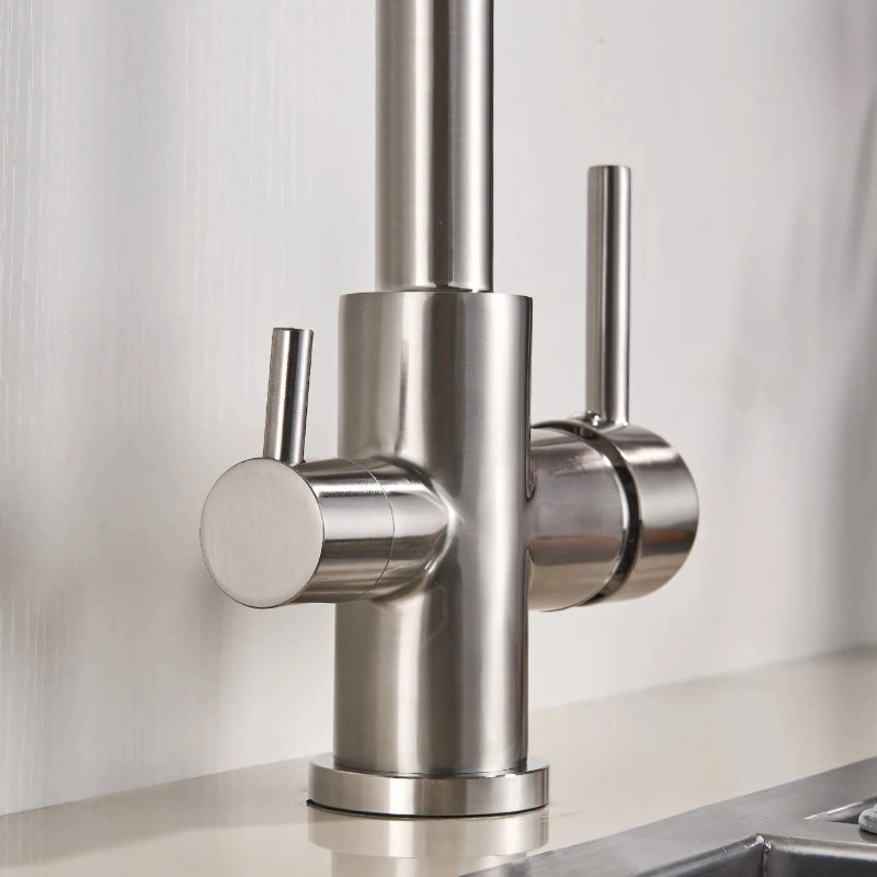 robinet-cuisine-inox-brosse